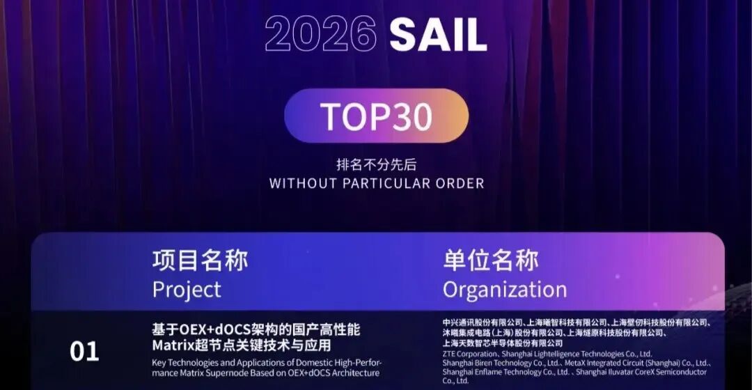 沂景资本投资企业曦智科技、壁仞科技入围2026 WAIC SAIL奖TOP30(图2)
