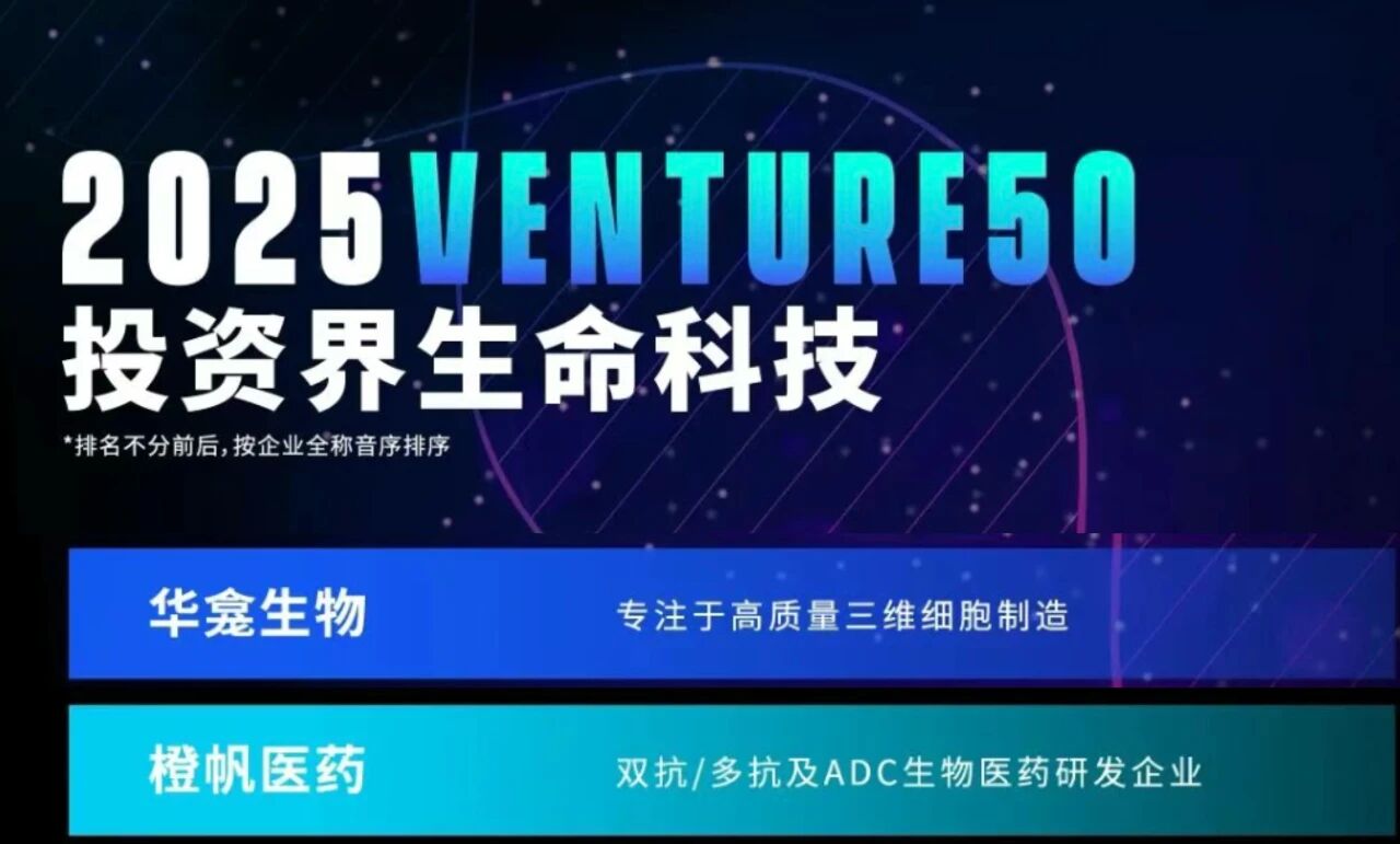 沂景星闻丨沂景资本多家投资企业荣登「2025Venture50」榜单(图3) 沂景星闻丨沂景资本多家投资企业荣登「2025Venture50」榜单(图3)