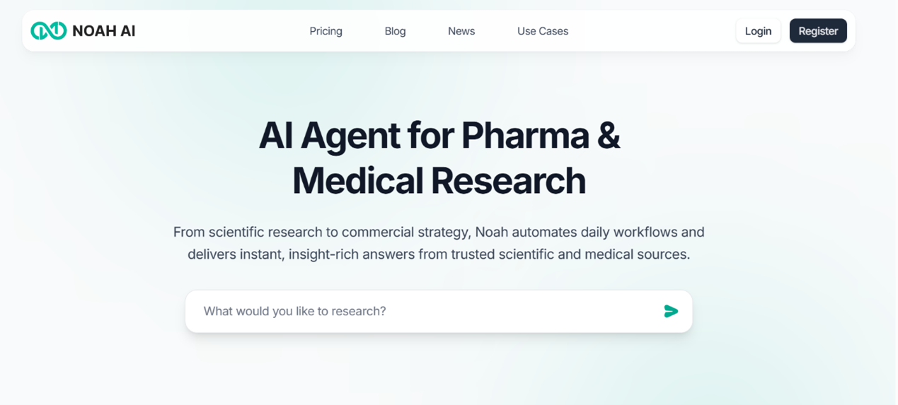沂景星闻丨若生科技(Noah AI)Pre-A+轮超募完成,加速生命科学AI Agent多场景方案落地(图1) 沂景星闻丨若生科技(Noah AI)Pre-A+轮超募完成,加速生命科学AI Agent多场景方案落地(图1)